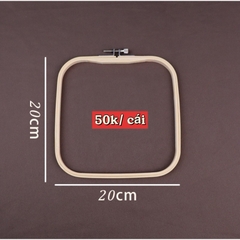 Khung tròn và khung vuông thêu tranh chữ thập