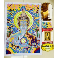 Tranh thêu kín Đức phật từ bi vs8003, kích thước 70 x 100 cm