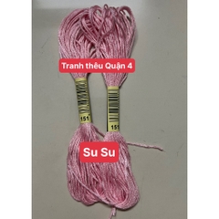 Mã từ 150 đến 169 (giá 1 tép) chỉ thêu cotton theo mã theo hệ DMC