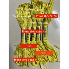 Mã từ 150 đến 169 (giá 1 tép) chỉ thêu cotton theo mã theo hệ DMC