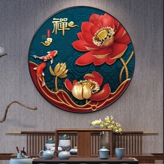 Tranh thêu kín chữ thập Hoa sen DX1172, kích thước 50 x 50 cm