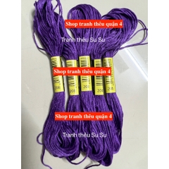 Mã từ 208 đến 225 (giá 1 tép) chỉ thêu cotton theo mã theo hệ DMC