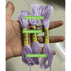 Mã từ 208 đến 225 (giá 1 tép) chỉ thêu cotton theo mã theo hệ DMC