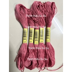 Mã từ 208 đến 225 (giá 1 tép) chỉ thêu cotton theo mã theo hệ DMC