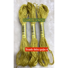 [HCM] 1 tép chỉ thêu cotton theo mã theo hệ DMC, mã từ 700 đến 799