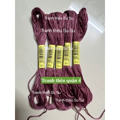 [HCM] 1 tép chỉ thêu cotton theo mã theo hệ DMC, mã từ 300 đến 372