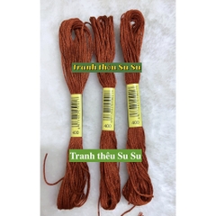 [HCM] 1 tép chỉ thêu cotton theo mã theo hệ DMC, mã từ 400 đến 498