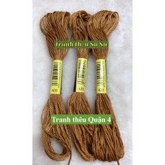 [HCM] 1 tép chỉ thêu cotton theo mã theo hệ DMC, mã từ 400 đến 498