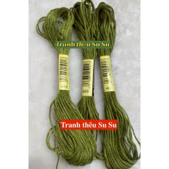 [HCM] 1 tép chỉ thêu cotton theo mã theo hệ DMC, mã từ 400 đến 498