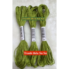 [HCM] 1 tép chỉ thêu cotton theo mã theo hệ DMC, mã từ 400 đến 498