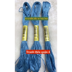 [HCM] 1 tép chỉ thêu cotton theo mã theo hệ DMC, mã từ 500 đến 598