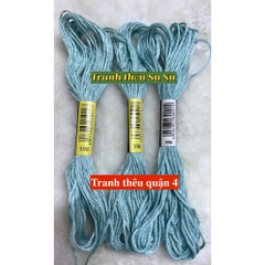 [HCM] 1 tép chỉ thêu cotton theo mã theo hệ DMC, mã từ 500 đến 598