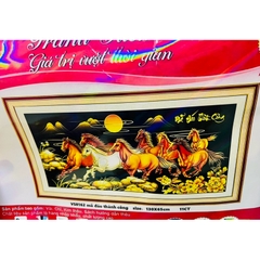 Tranh thêu kín mã đáo thành công VS8162, kích thước 130 x 65 cm