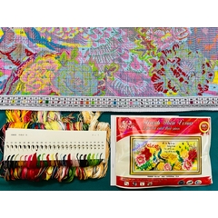 Tranh thêu kín Cha mẹ VS8035, kích thước 110x 50 cm