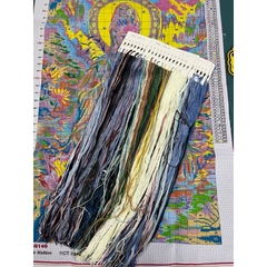 Tranh thêu kín Quan âm phổ độ VS8149, kích thước 60 x 90 cm