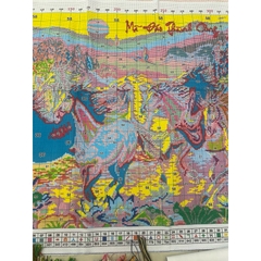 Tranh thêu kín mã đáo thành công VS8054, kích thước 120 x 60 cm