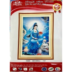 Tranh thêu kín quan âm VS8285, VS8286, VS8287, VS8288, VS8028 (kích thước 60 x 90 cm)