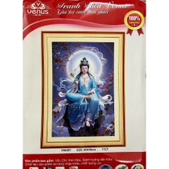 Tranh thêu kín quan âm VS8285, VS8286, VS8287, VS8288, VS8028 (kích thước 60 x 90 cm)