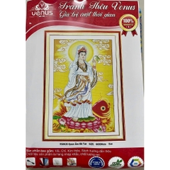 Tranh thêu kín quan âm VS8285, VS8286, VS8287, VS8288, VS8028 (kích thước 60 x 90 cm)