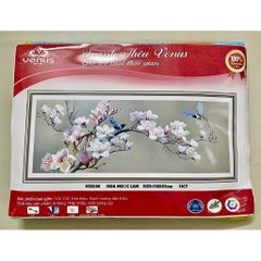 Tranh thêu kín Hoa phong lan VS8268, kích thước 110 x 55 cm