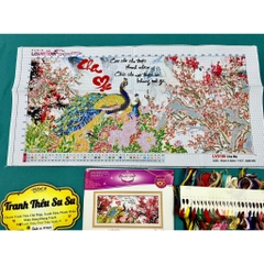 Tranh thêu Cha mẹ LV3160, LV3142, LV3061, LV (các mẫu này đều thêu 3D)