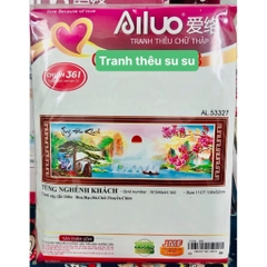 Tranh thêu Phong cảnh làng quê (thêu 3D) AL53313, AL53327, AL53375