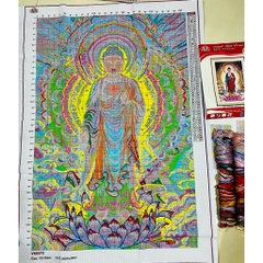 Tranh thêu kín Phật a di đà VS8272, kích thước 70x100cm