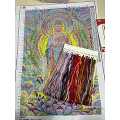 Tranh thêu kín Phật a di đà VS8272, kích thước 70x100cm