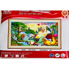 Tranh thêu kín chữ thập Phật di lặc VS8308, kích thước 120*65 cm