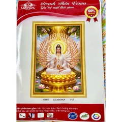 Tranh thêu kín  Phật quan âm VS8417, kích thước 60 x 90 cm