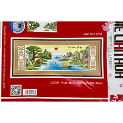 Tranh thêu Thuận buồm xuôi gió 222984, kích thước 152 x 65 cm