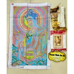 Tranh thêu kín Đức phật VS8303, kích thước 60 x 95 cm