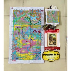Tranh thêu kín Thế giới tuổi thơ VS8293, kích thước 50 x 80 cm