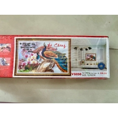 Tranh đá chưa đính, khách mua về tự đính ạ