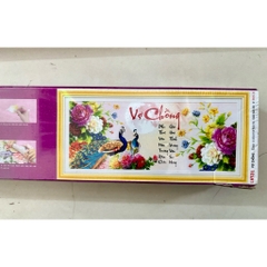 Tranh đá chưa đính, khách mua về tự đính ạ