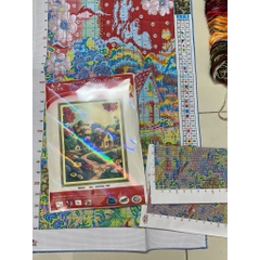 Tranh thêu kín Phong cảnh VS8184, kích thước 40x50 cm