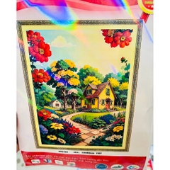 Tranh thêu kín Phong cảnh VS8184, kích thước 40x50 cm