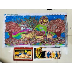 [Hoả tốc HCM] Tranh Hươu tài lộc E90, kích thước 100 x 55 cm