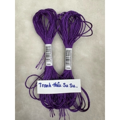 Chỉ lụa thêu tranh chữ thập, chỉ lẻ theo tép chọn màu theo hệ màu DMC (giá 1 tép)