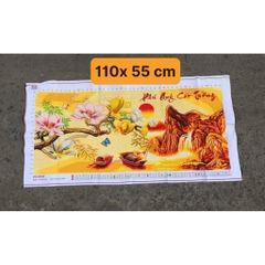 Tranh chữ thập thành phẩm Cát tường như ý, phú quý cát tường