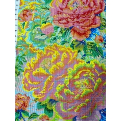 Tranh thêu kín Hoa mẫu đơn tươi sắc VS9089, kt 50x 90 cm