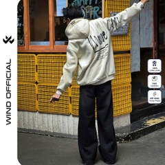 Áo hoodie unisex form rộng WIND MAURE oversize nỉ ngoại nam nữ oversize áo khoác chống nắng mùa hè