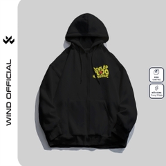 Áo hoodie unisex form rộng WIND TRÀ ĐÁ VIỆT NAM 2.9 dây kéo nam nữ nỉ bông oversize vibe Genz khoác chống nắng