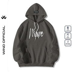 Áo hoodie unisex form rộng WIND MAURE oversize nỉ ngoại nam nữ oversize áo khoác chống nắng mùa hè