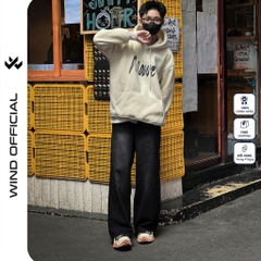 Áo hoodie unisex form rộng WIND MAURE oversize nỉ ngoại nam nữ oversize áo khoác chống nắng mùa hè