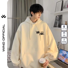 Áo hoodie unisex form rộng WIND WOGMADE hoodie nút bấm thời trang nam nữ nỉ bông oversize áo khoác chống nắng mùa hè