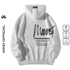 Áo hoodie unisex form rộng WIND MAURE oversize nỉ ngoại nam nữ oversize áo khoác chống nắng mùa hè