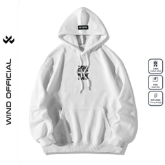 Áo Hoodie unisex form rộng WIND nỉ bông TEMPER thời trang thu đông nam oversize áo khoác chống nắng mùa hè