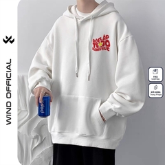 Áo hoodie unisex form rộng WIND TRÀ ĐÁ VIỆT NAM 2.9 dây kéo nam nữ nỉ bông oversize vibe Genz khoác chống nắng