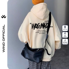Áo hoodie unisex form rộng WIND WOGMADE hoodie nút bấm thời trang nam nữ nỉ bông oversize áo khoác chống nắng mùa hè